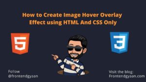 How to Create Image Hover Overlay Effect using HTML And CSS